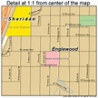 Englewood Colorado Street Map 0824785