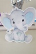 Blue elephant baby shower decor, Baby Elephant cutout party … in 2020 ...