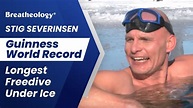 Stig Severinsen - Guinness World Record - Longest Freedive Under Ice ...