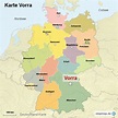 StepMap - Karte Vorra - Landkarte für Deutschland