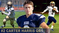 Carter Harris, QB1 #2 Elk Grove High School, CA - YouTube