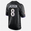 NFL Baltimore Ravens (Lamar Jackson) Men's Game Football Jersey. Nike.com