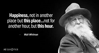 TOP 25 QUOTES BY WALT WHITMAN (of 494) | A-Z Quotes