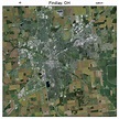Aerial Photography Map of Findlay, OH Ohio