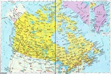 加拿大地图中文版_加拿大地图库_地图窝