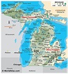 Where Is Michigan On The United States Map - Map