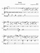 Sorry – Halsey Sheet music for Piano, Vocals (Piano-Voice) | Musescore.com