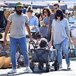 Donald Glover and partner Michelle White wear matching sweatshirts and ...