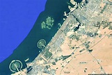 The World Islands, Palm Jumeirah and Palm Jebel Ali (Source: Google ...