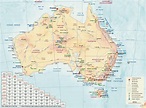 Carte détaillée de l Australie » Voyage - Carte - Plan