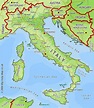 Italia en el mapa mundial: países circundantes y ubicación en el mapa ...
