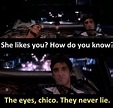 The eyes, chico. They never lie. | Palma