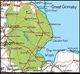 Map of Lincolnshire, England, UK Map, UK Atlas
