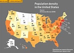 Population density in the United States by state [OC] : r/MapPorn