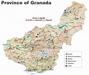 Province of Granada map