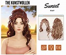 The Kunstwollen | Sims hair, Sunset hair, Sims 4