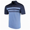 Arnold Palmer Marsh Landing Striped Polo Golf Shirt - GolfEtail.com