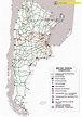 Mapa de carreteras de Argentina - Mapa de Argentina