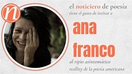 🎙️📚🍴 entrevista a Ana Franco en el noticiero de poesía - YouTube