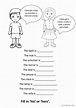 Possessive pronouns: his hers : English ESL worksheets pdf & doc