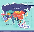 Map Of Asia With All Asian Countries Maps Ezilon Maps - vrogue.co