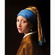 classic woman painting Girl with Pearl Earring Johannes Vermeer famous ...