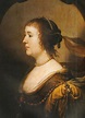 Portrait of Portrait of Amalia of Solms-Braunfels, c.1635 - Gerard van ...