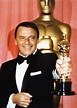 Frank Sinatra at the Oscars with his Jean Hersholt Humanitarian Award ...