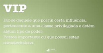 VIP - Dicio, Dicionário Online de Português