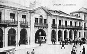 Postal de Oviedo. Frente del Ayuntamiento.