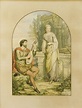 CHARLES HEATH WILSON (1809-1882) British The Troubadour and His Lady ...