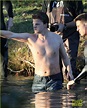 Photo: lucas hedges goes shirtless while filming boy erased in atlanta ...