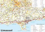 Limassol District Tourist Map