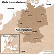 Karte Kaiserslautern von ortslagekarte - Landkarte für Deutschland