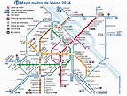 Mapa metro de Viena (Vienna U-Bahn) (Austria) | Mapa Metro