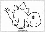 Dibujos para colorear de Dinosaurios - Rincon Dibujos