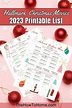 List of New Hallmark Christmas Movies 2023 Printable - The How-To Home