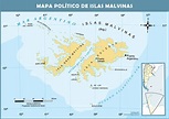 Mapa de las Islas Malvinas | Gifex