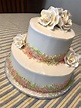 Using Cream Cheese Frosting Wedding Cake - Danielle Howerton Torta Nuziale