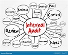 Internal Audit Mind Map Flowchart Stock Illustration - Illustration of ...