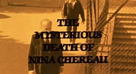 The Mysterious Death of Nina Chereau (1988) Maud Adams, Scott Renderer ...