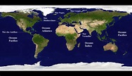 Mares y océanos del mundo - Definiciones y conceptos