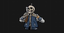 Skull Gang - Skull Skeleton - Sticker | TeePublic