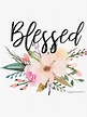 "Blessed" Sticker for Sale by elysiancreative | Redbubble