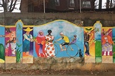 Tolerancia y respeto en un mural de un madrileño en Charlottesville