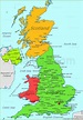 Map of United Kingdom - A map of the United Kingdom (Northern Europe ...