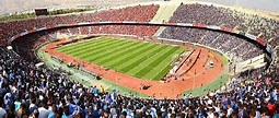 The Azadi stadium is the biggest and the most important stadium in Iran wh