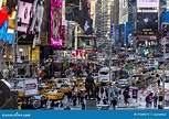 Characteristic View of Times Square Editorial Photography - Image of ...