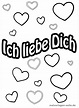 Malvorlage Ich liebe Dich | malvorlagen-seite.de