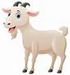 Premium Vector | Cute goat cartoon on white background